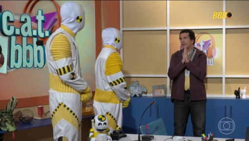 Rafael Portugal faz sarau com dummies no CAT BBB 3.0