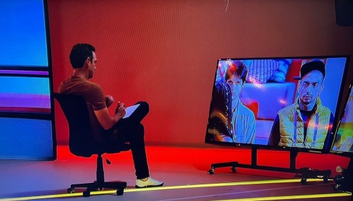 Tadeu Schmidt mostra bastidores do Jogo da Discórdia