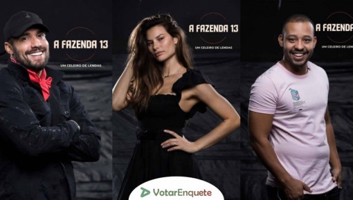 Enquete Tá na Roça A Fazenda 13: Bill x Dayane x Mussunzinho, Quem Fica?