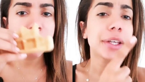 Anitta promete live de comemoração caso sister saia no paredão.