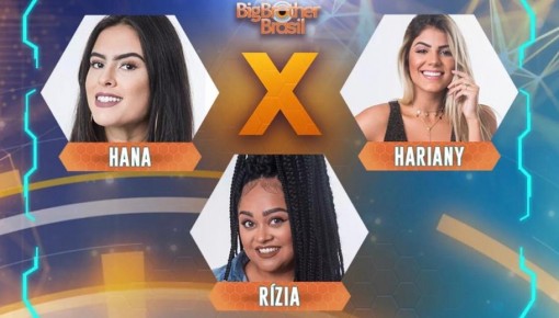 Hana, Hariany e Rízia estão no Paredão do BBB19