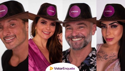 Quem deve sair de A Fazenda 12: Juliano, Luiza, Mateus ou Mirella? Vote na enquete