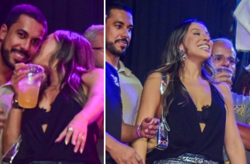 Renata Saldanha, campeã do BBB 25, curte noitada com Maike