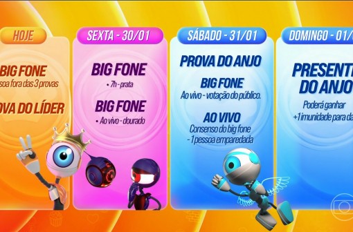 Terceira Prova do Anjo do BBB 26 acontece neste sábado