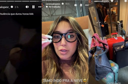Vanessa Lopes relata sufoco durante voo para Madri