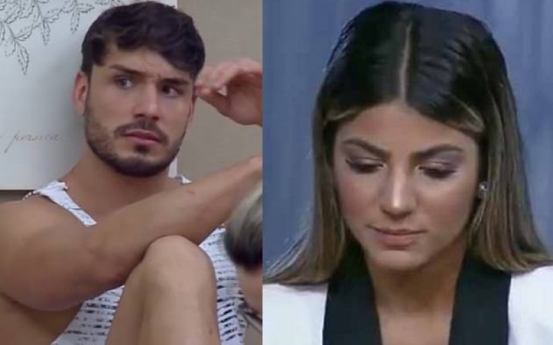 Hariany foge de Lucas Viana durante festa e dispara: “Macho nunca mais”