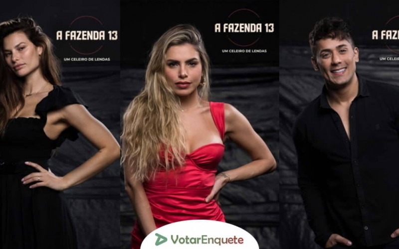 A Fazenda 13: Erika, Tiago e Dayane estão na roça! Quem deve ficar?