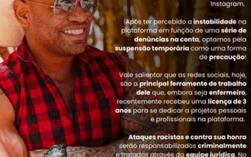 A Fazenda 15: equipe de Cezar optou por desativar perfil após polêmica