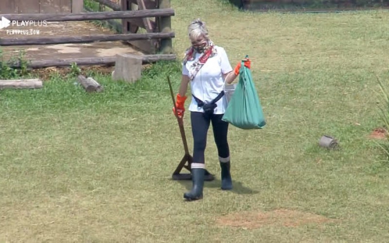 Andrea diz que porcos vão comer os participantes: 