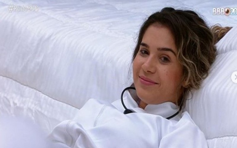 BBB20 - Gizelly comemora a saída de Prior da prova do líder