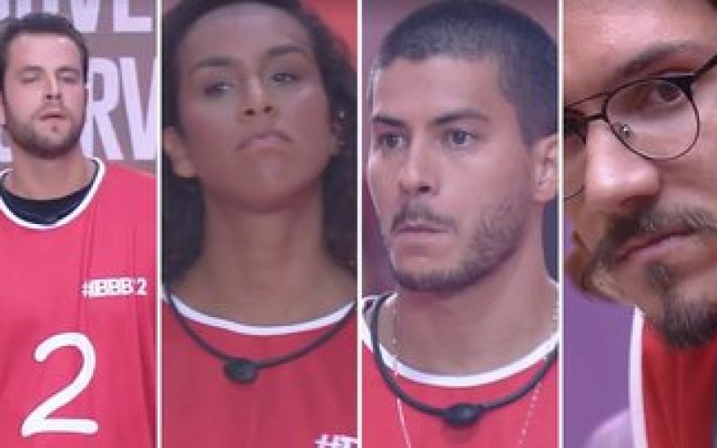 BBB22: Lina, Gustavo, Arthur e Eliezer estão no Paredão Falso