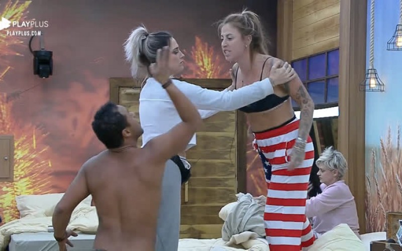 Bifão entra na briga, grita e xinga muito Phellipe Haagensen