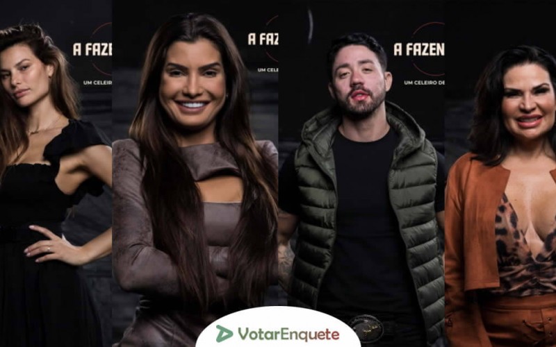 Dayane, Marina, Rico e Solange estão da roça de A Fazenda 13