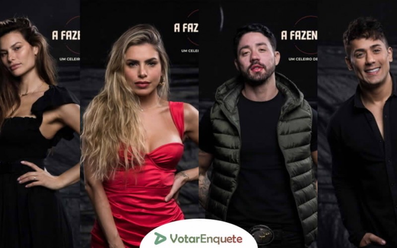 Enquete 3ª Roça A Fazenda 13: Erika x MC Gui x Rico x Tiago Quem Se Salva?