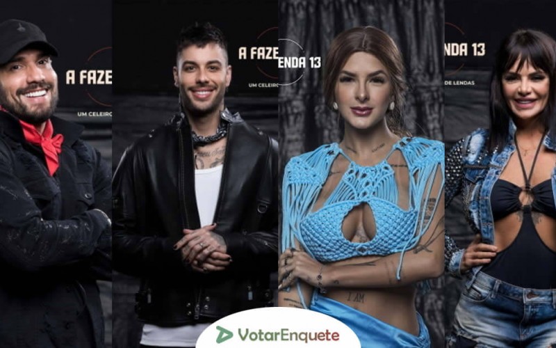 Enquete 5ª Roça A Fazenda 13: Bill x Gui x Lary x Valentina, Quem Se Salva? Vote