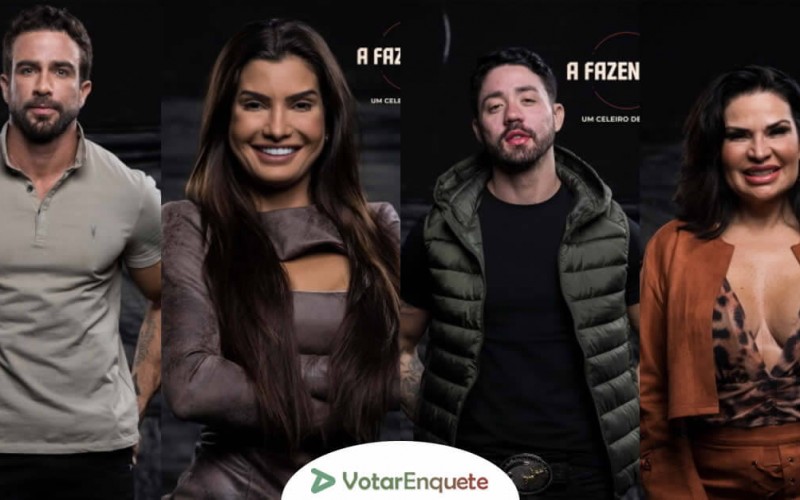 Enquete 7ª Roça A Fazenda 13: Erasmo x Marina x Rico x Solange, Quem Se Salva?