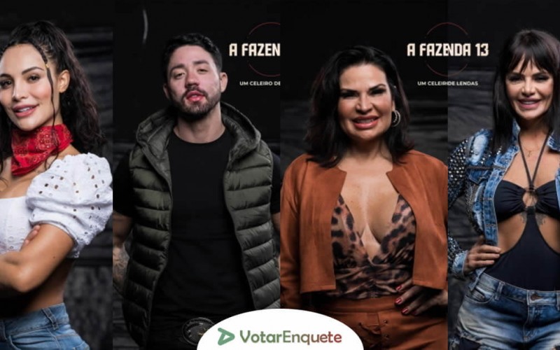 Enquete 9ª Roça A Fazenda 13: Aline x Rico x Solange x Valentina, Quem Se Salva?