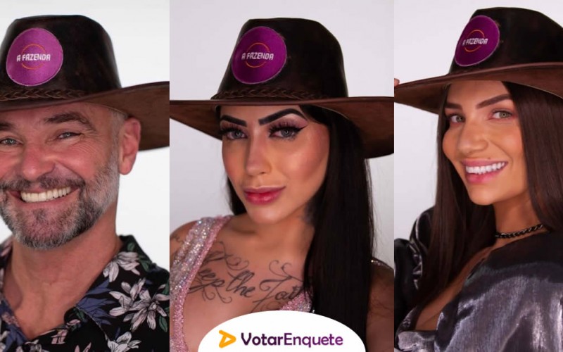  Enquete A Fazenda 12: Mirella, Mateus ou Stéfani, quem deve ficar?