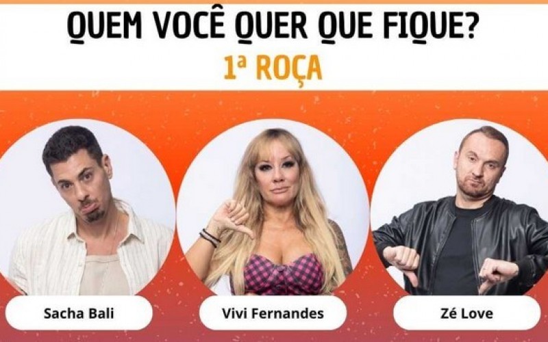 Enquete A Fazenda 16 + Votação R7: quem fica na 1ª Roça, Sacha, Vivi ou Zé Love?