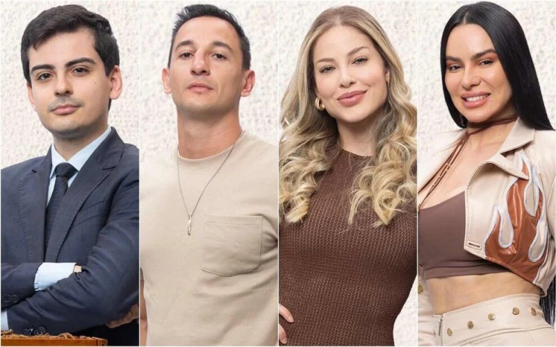 Enquete A Fazenda 17: Dudu, Mesquita, Saory e Tamires estão na roça; vote