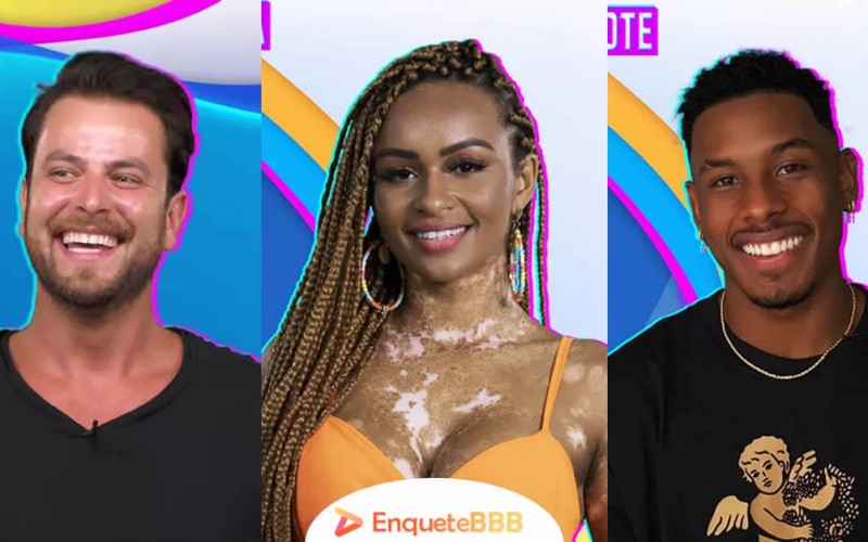 Enquete BBB 22: Gustavo, Natália e Paulo André, quem deve ser eliminado?