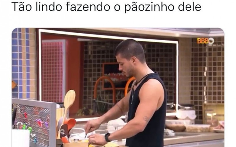 Arthur Aguiar quebra dieta no BBB 22 e diverte a internet