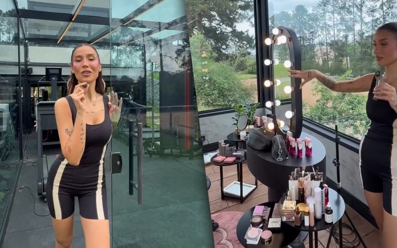 Bianca Andrade faz tour pela mansão e mostra academia privada: 