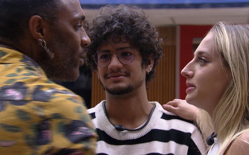 Bruna Griphao e Gabriel Santana combinam pegadinha no BBB 23
