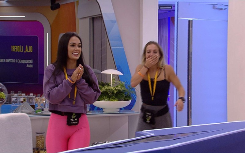 Bruna Griphao e Larissa inauguram o Quarto do Líder do BBB 23
