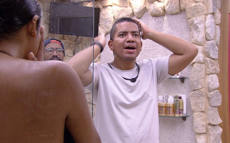 Bruno também muda o visual no BBB 23