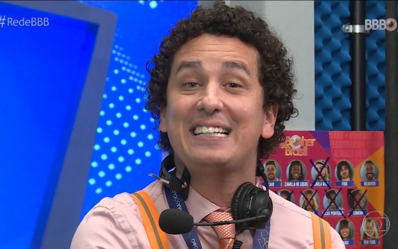 CAT BBB: Rafael Portugal brinca com vozes do BBB21