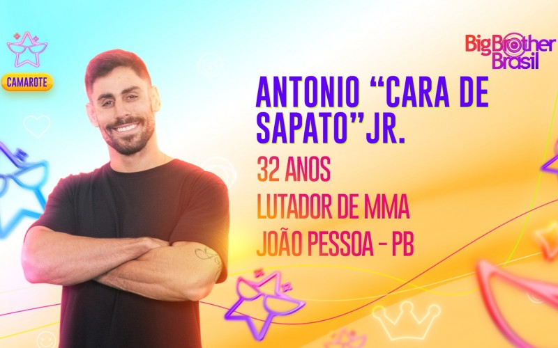 Conheça Antonio ‘Cara de Sapato’ Jr. do BBB 23