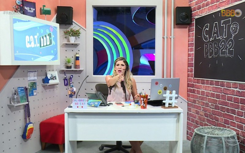 Dani Calabresa estreia no CAT BBB 22; Veja vídeo