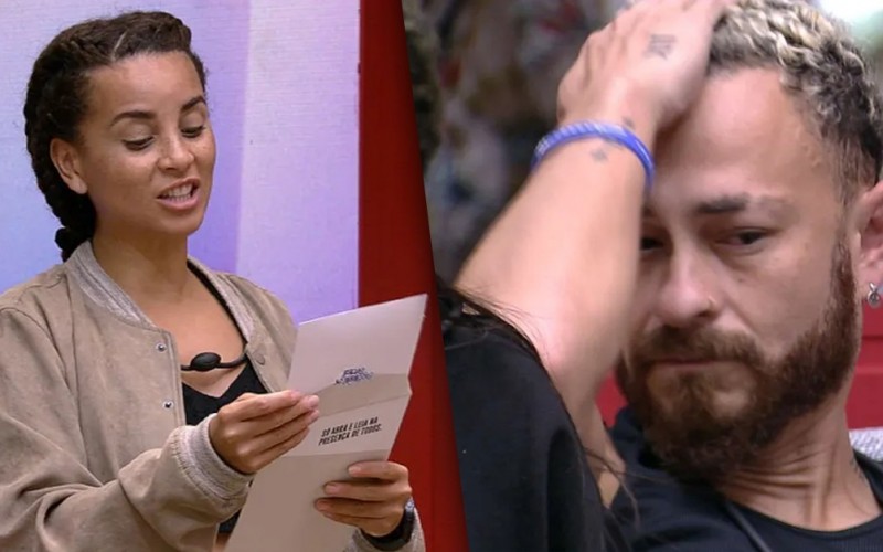 Domitila Barros escolhe Fred para ir com ela ao Quarto Branco