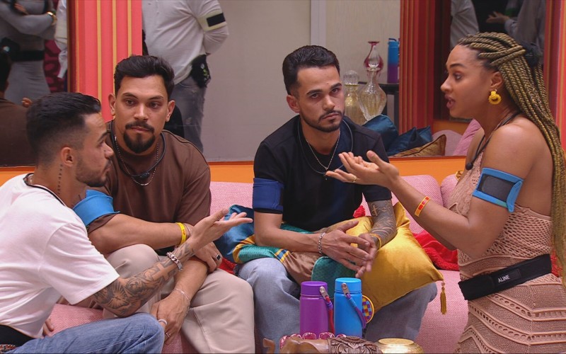 Duplas se entendem após troca de farpas em dinâmica no BBB 25