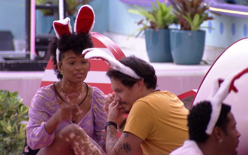 Eliezer e Natália tem DR no BBB 22: 