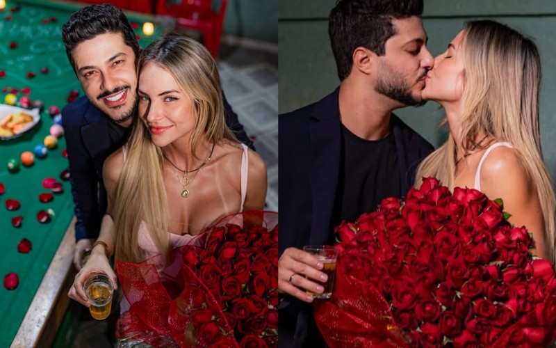 Gabi Martins compartilha fotos de pedido de namoro