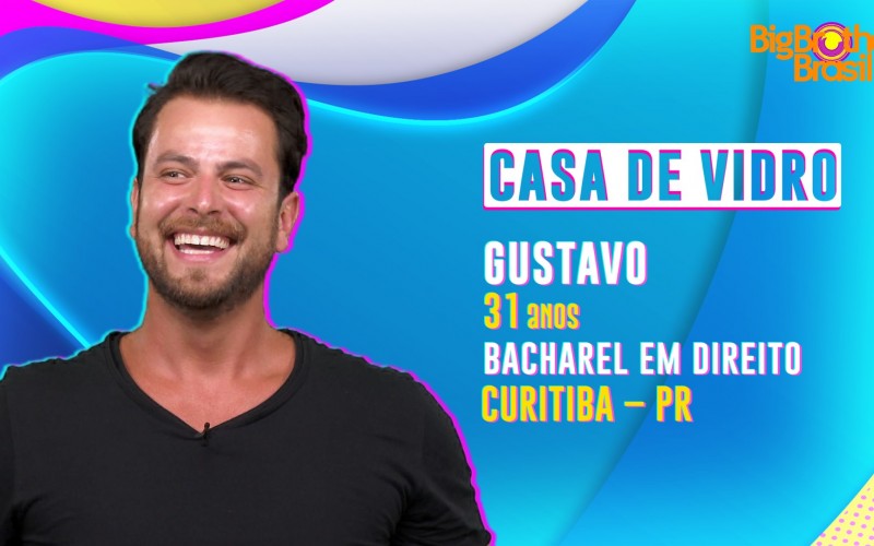 Gustavo é participante da Casa de Vidro do BBB 22; conheça!