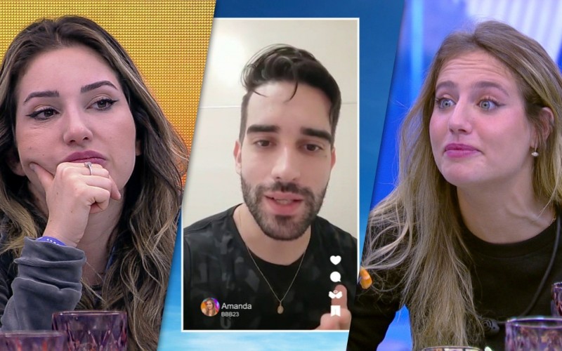 Irmão de Amanda responde elogio de Bruna Griphao no BBB 23