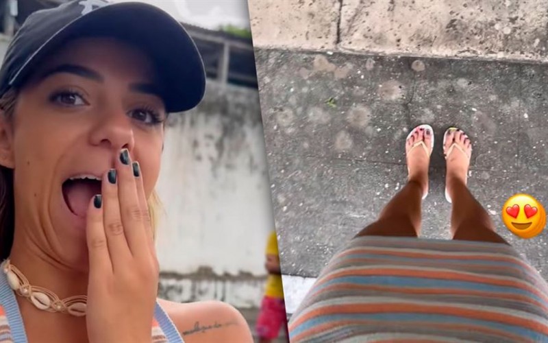 Key Alves faz superstição em igreja e dispara: 