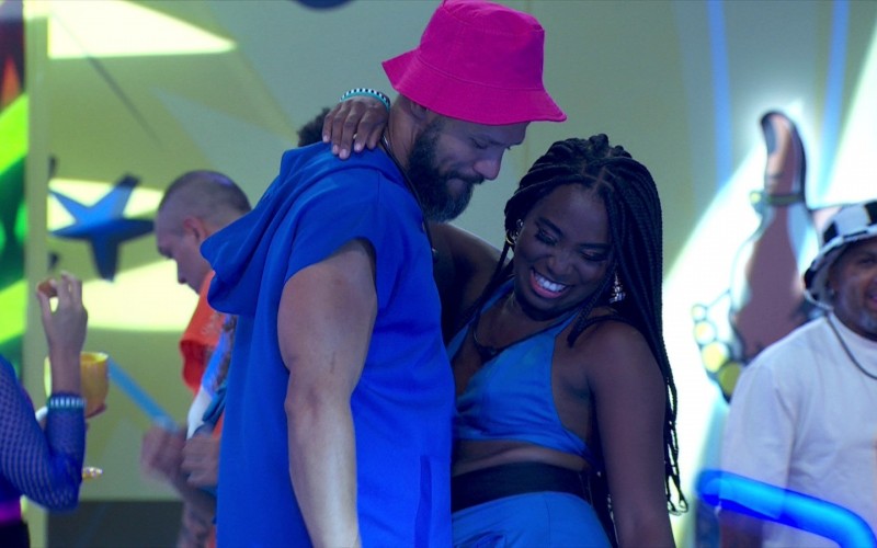 Leidy Elin e Juninho sensualizam na Festa do BBB 24