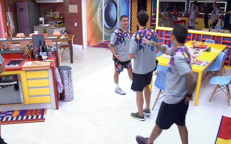 Lucas comemora vitória na Prova do Líder do BBB 22