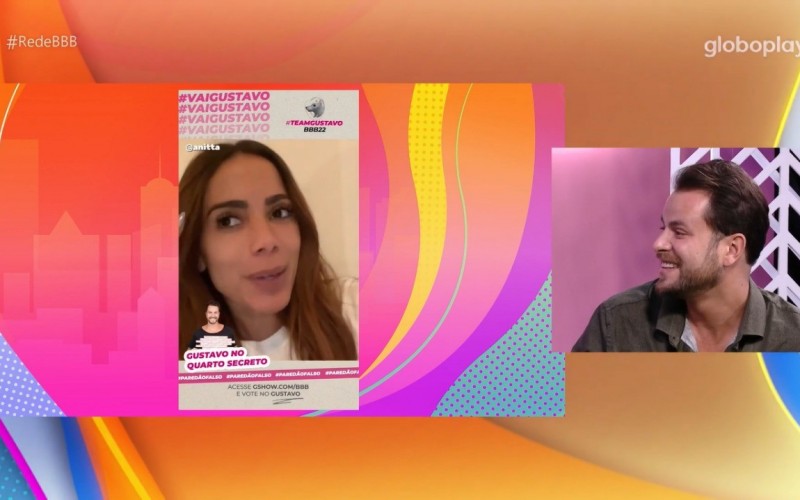 No Bate-Papo BBB, Gustavo dispensa Anitta: 