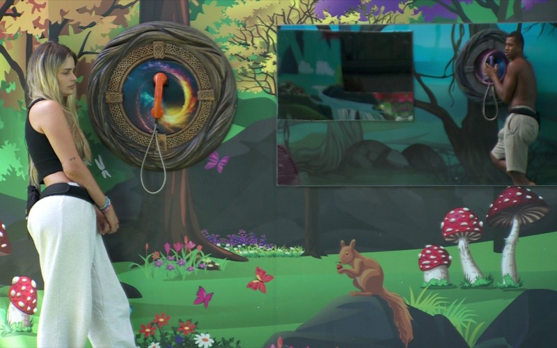 No BBB 24, Davi e Yasmin fazem 