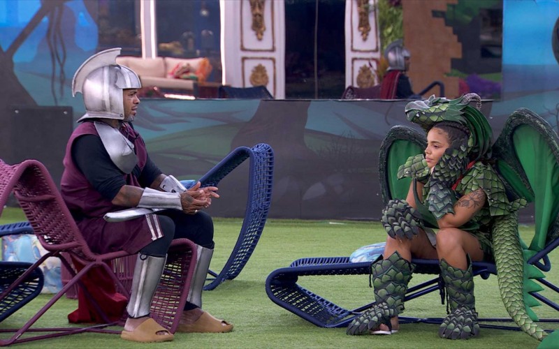 No BBB 24, Rodriguinho e Pitel conversam sobre privilégios