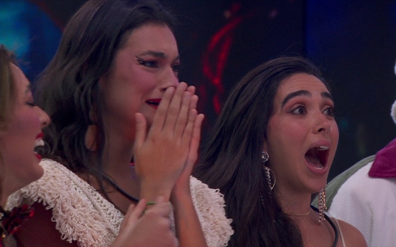 Participantes choram com homenagem ao Top 8 em Festa do BBB 24