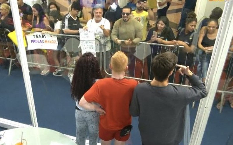 Paula recebe visita do ex-namorado na Casa de Vidro do BBB 23