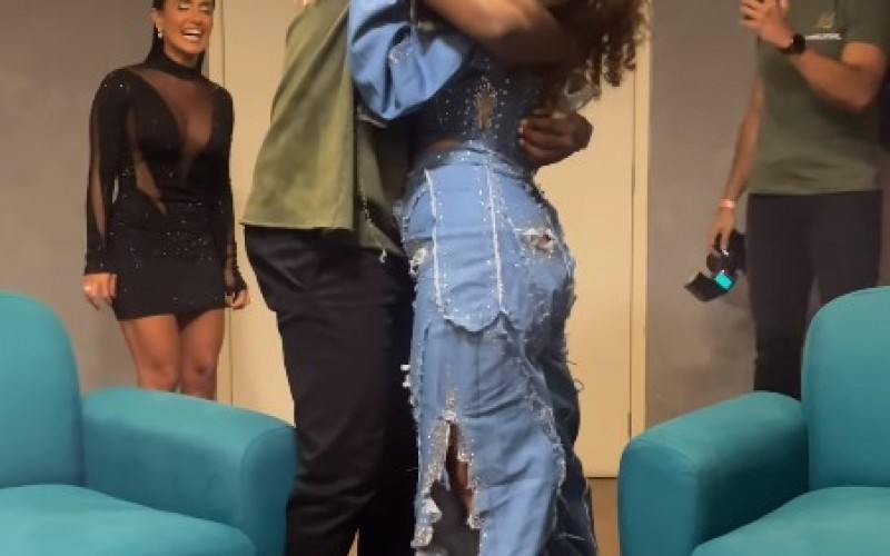 Pitel encontra Thiaguinho no Rio de Janeiro: 