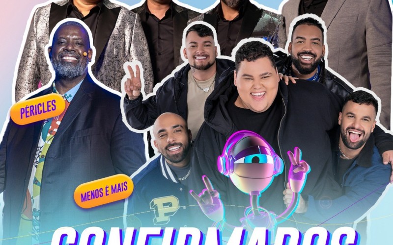 Primeira festa do BBB 24 terá Soweto, Menos é Mais e Péricles