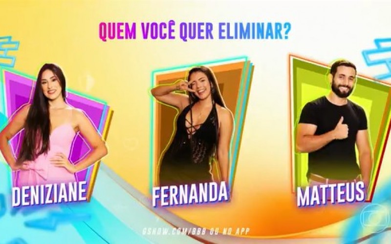 Quem sai do BBB 24 amanhã: Deniziane, Fernanda ou Matteus? VOTE!
